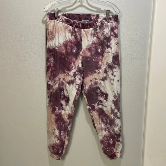 Zella Pants - Zella woman’s pink,purple and white tie dye sweatpants